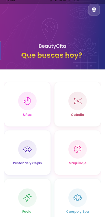 BeautyCita - Categorias de servicios de belleza